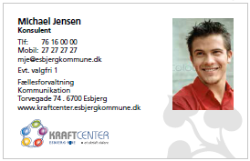 Visitkort med eget logo